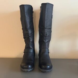 Earth Origins Penelope Black Riding Boot Style Tall Boots Size 6.5